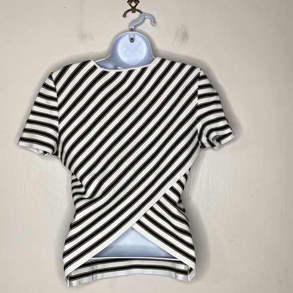 A.L.C. Dale Open Back Striped Knit Top Womens Size - Picture 5 of 12